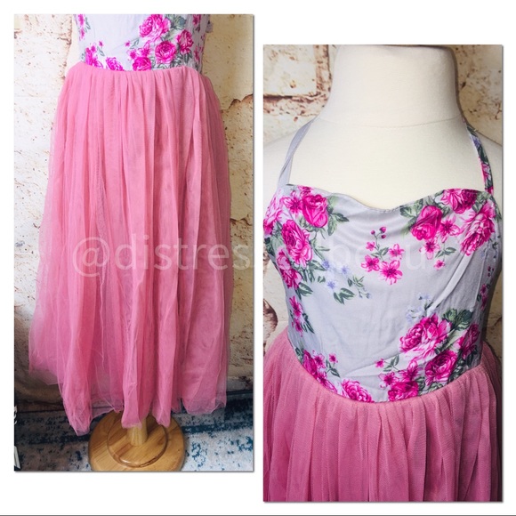 ❌ 3-HP NWT Cinderella’s New Groove Floral Dress - Picture 7 of 16